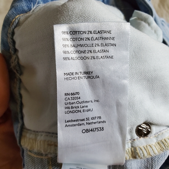 Free People Liv Crop Flare Jeans in Etna Blue Size 30 - Picture 9 of 14